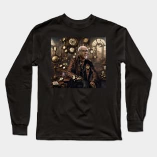 Peter Gabriel Playing for Time Steampunk Long Sleeve T-Shirt